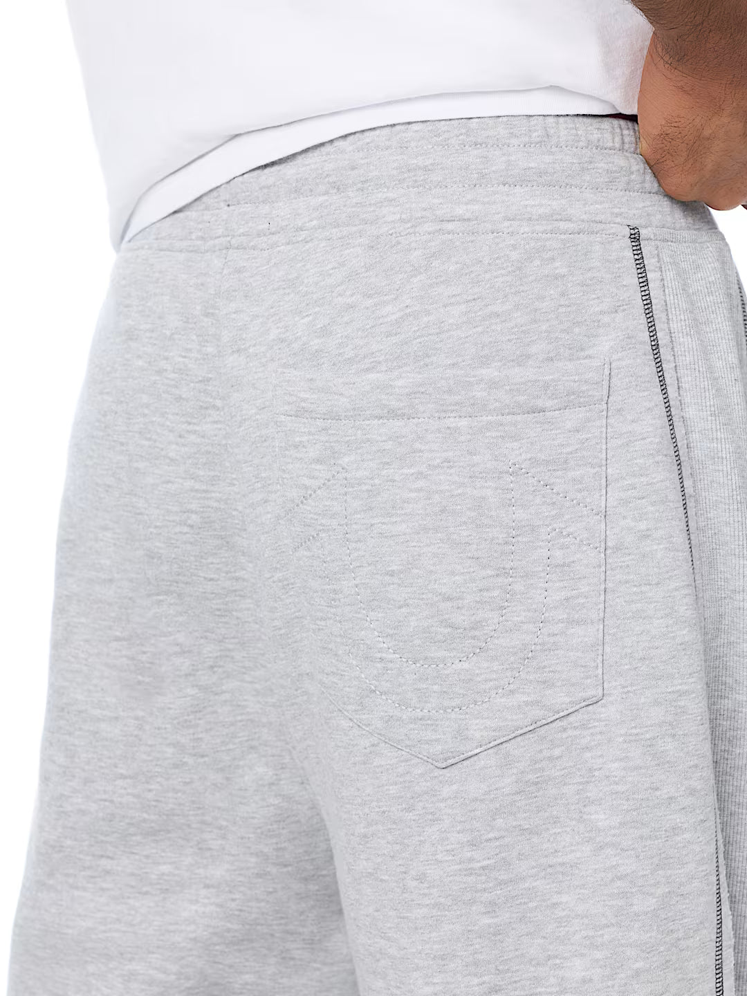 True Religion ribbed logo baggy sweatpant