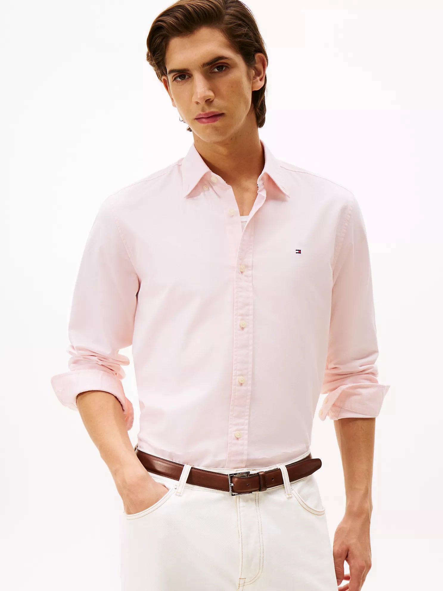 Regular Fit Stretch Oxford Shirt