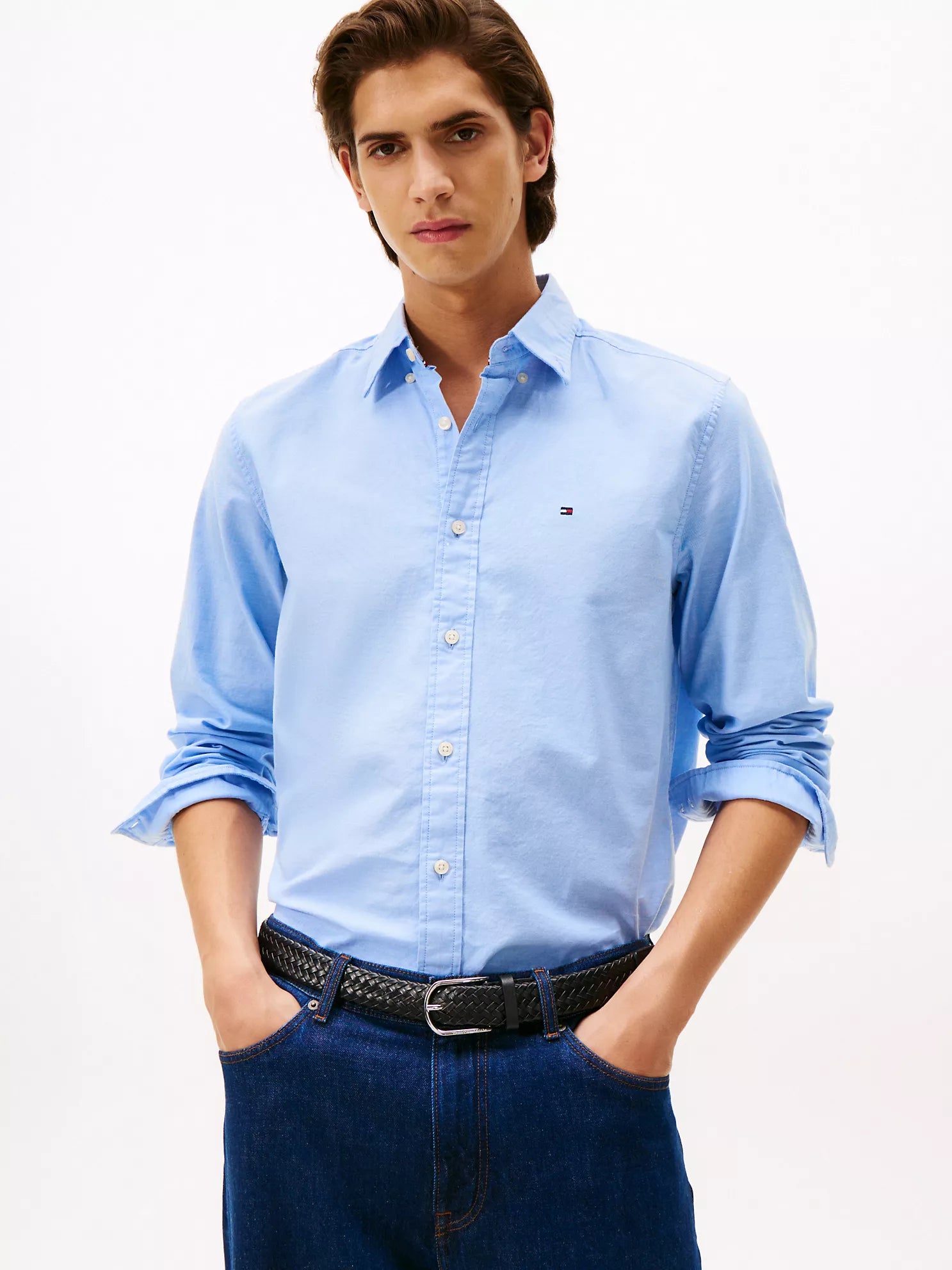 Regular Fit Stretch Oxford Shirt