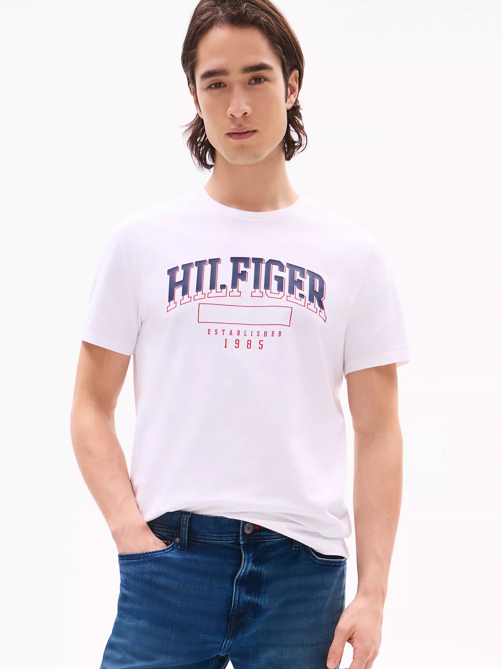 Tommy Hilfiger Bold Hilfiger Logo T-shirt - IMMEDIATE
