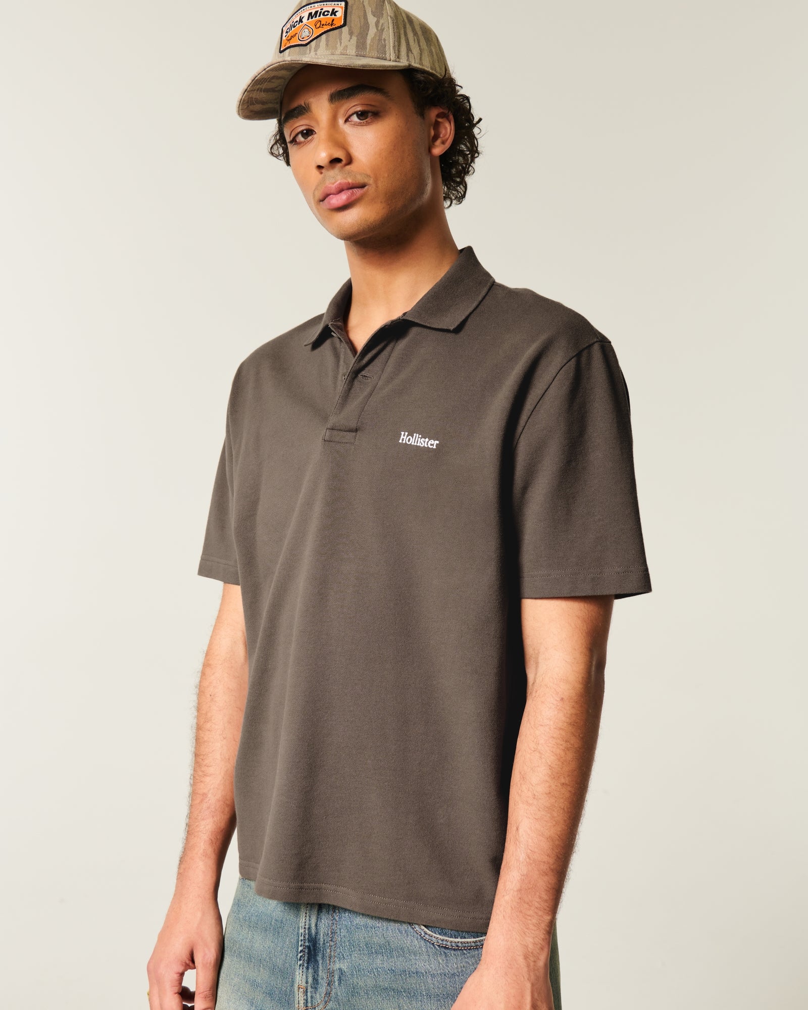 Hollister Relaxed Logo Polo
