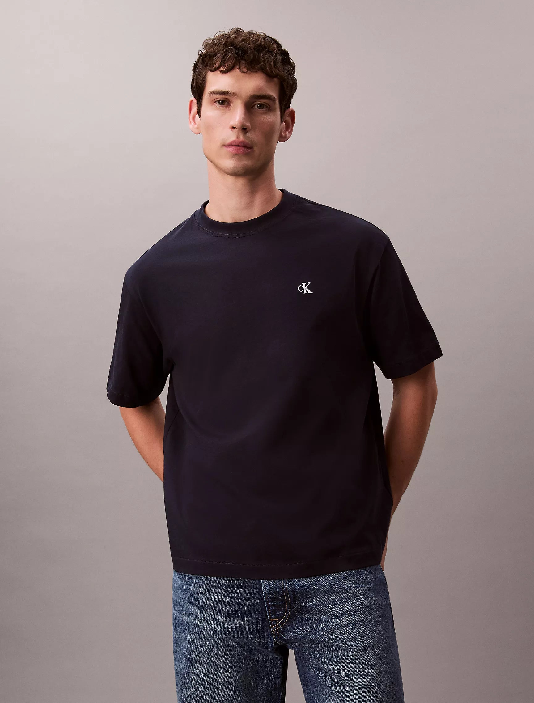 Calvin Klein Archive Logo Relaxed Crewneck T-Shirt - IMMEDIATE