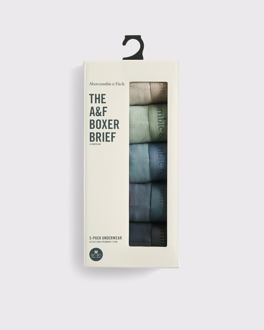 Abercrombie & Fitch 5" 5-Pack Boxer Briefs - IMMEDIATE