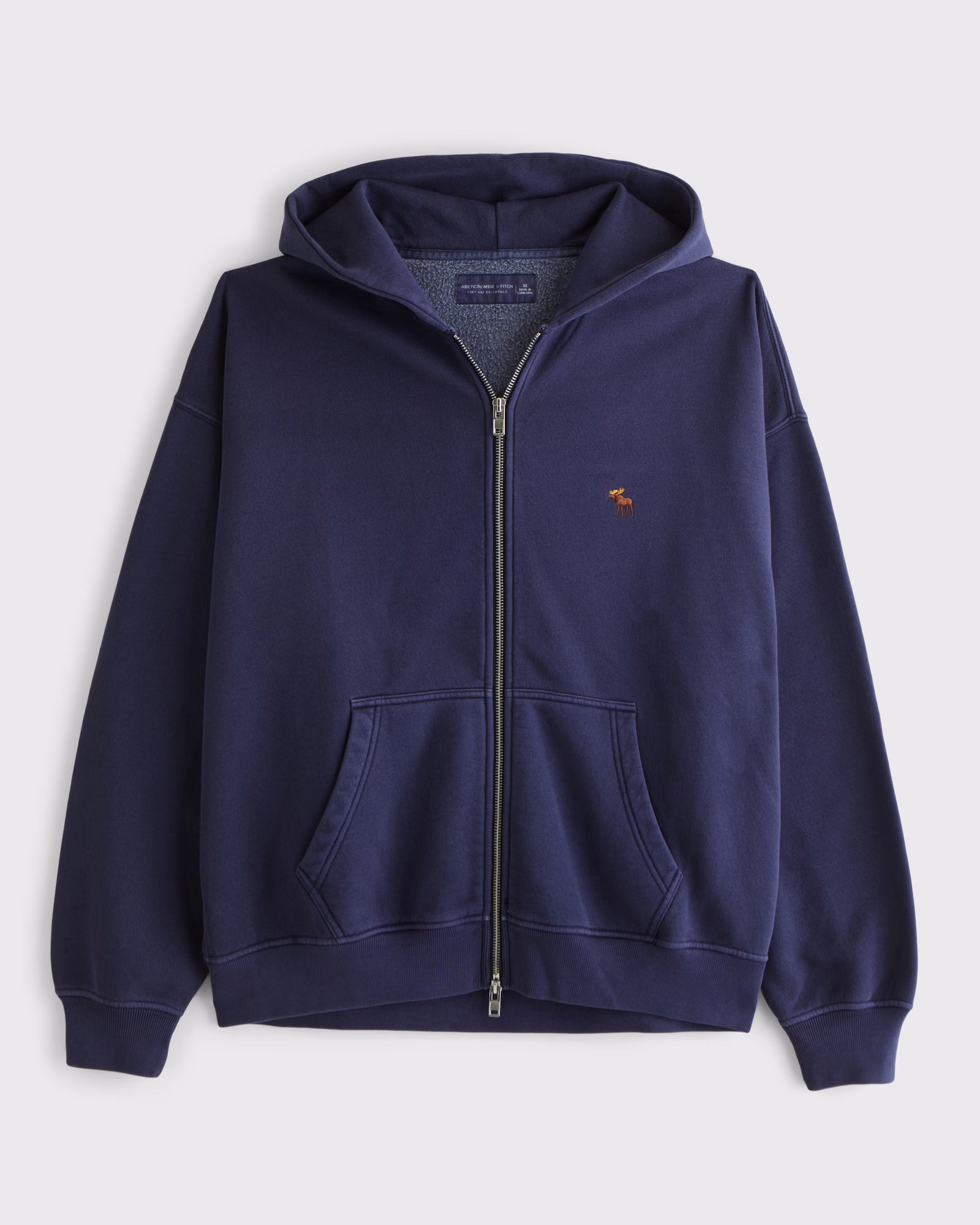 Abercrombie & Fitch Signature Icon Full-Zip Hoodie