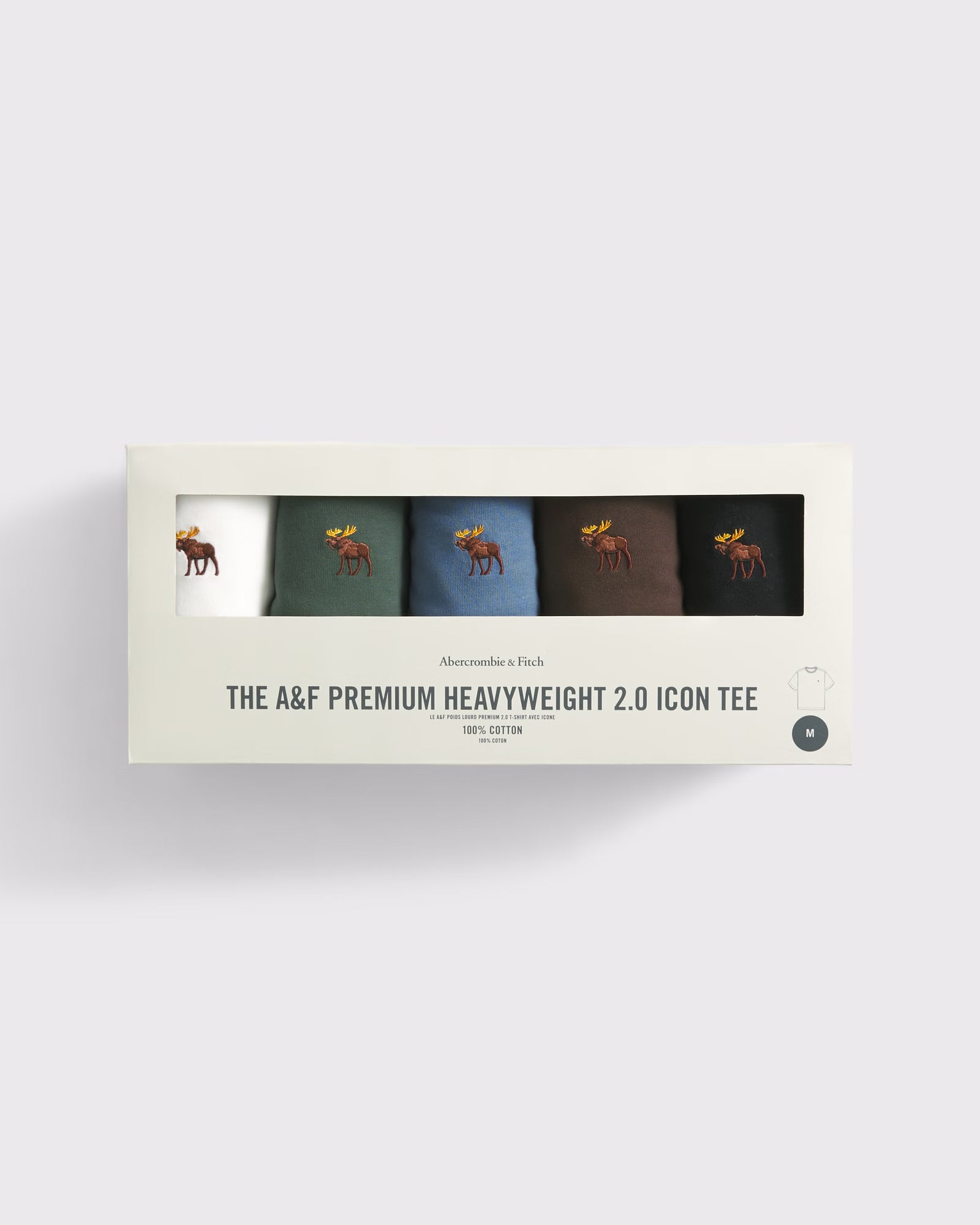 Abercrombie & Fitch 
5-Pack Premium Heavyweight 2.0 Signature Icon