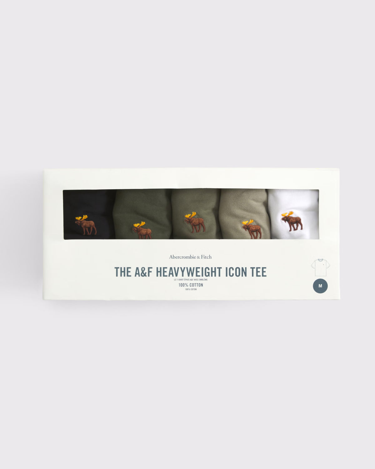 Abercrombie & Fitch 
5-Pack Premium Heavyweight 2.0 Signature Icon