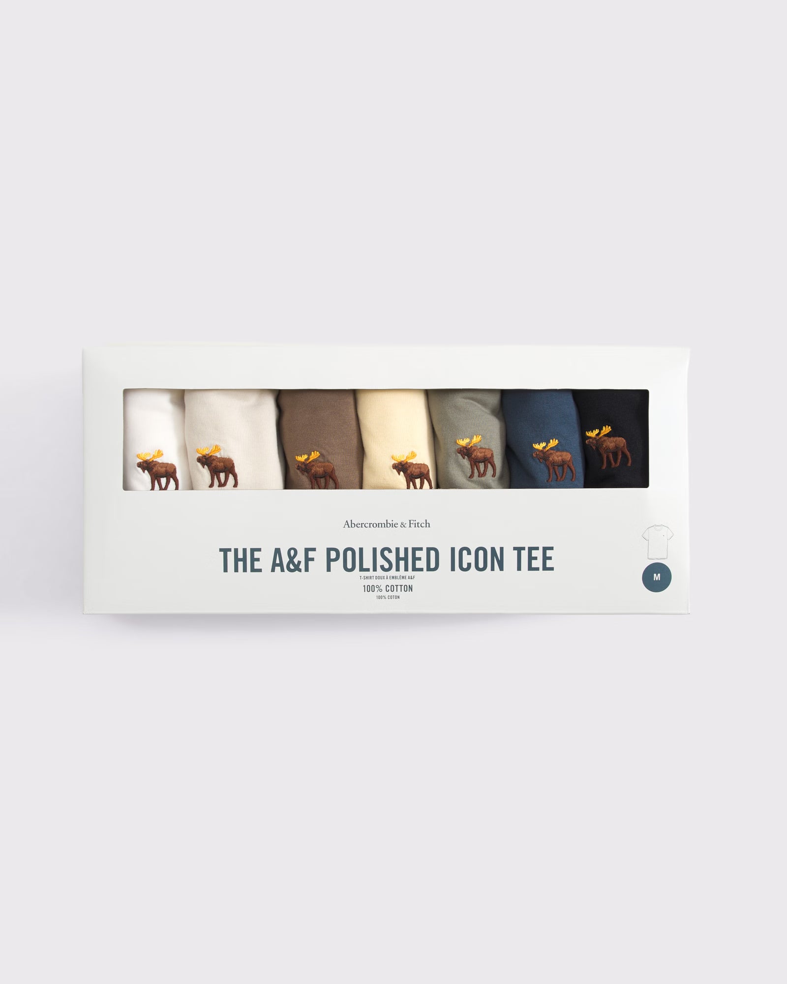 Abercrombie & Fitch 7-Pack Slim Polished Icon Tees