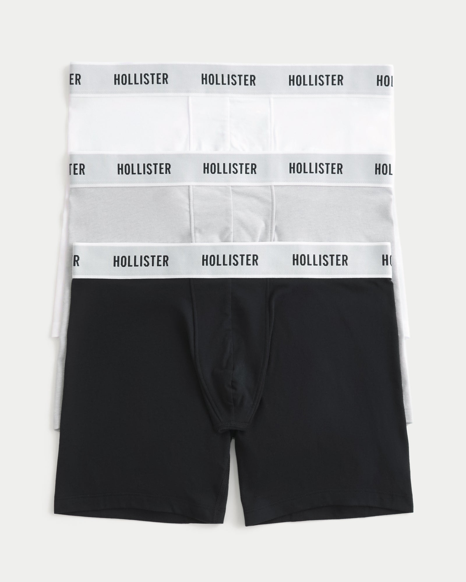 Hollister Longer-Length Boxer Briefs 3-Pack - IMMEDIATE