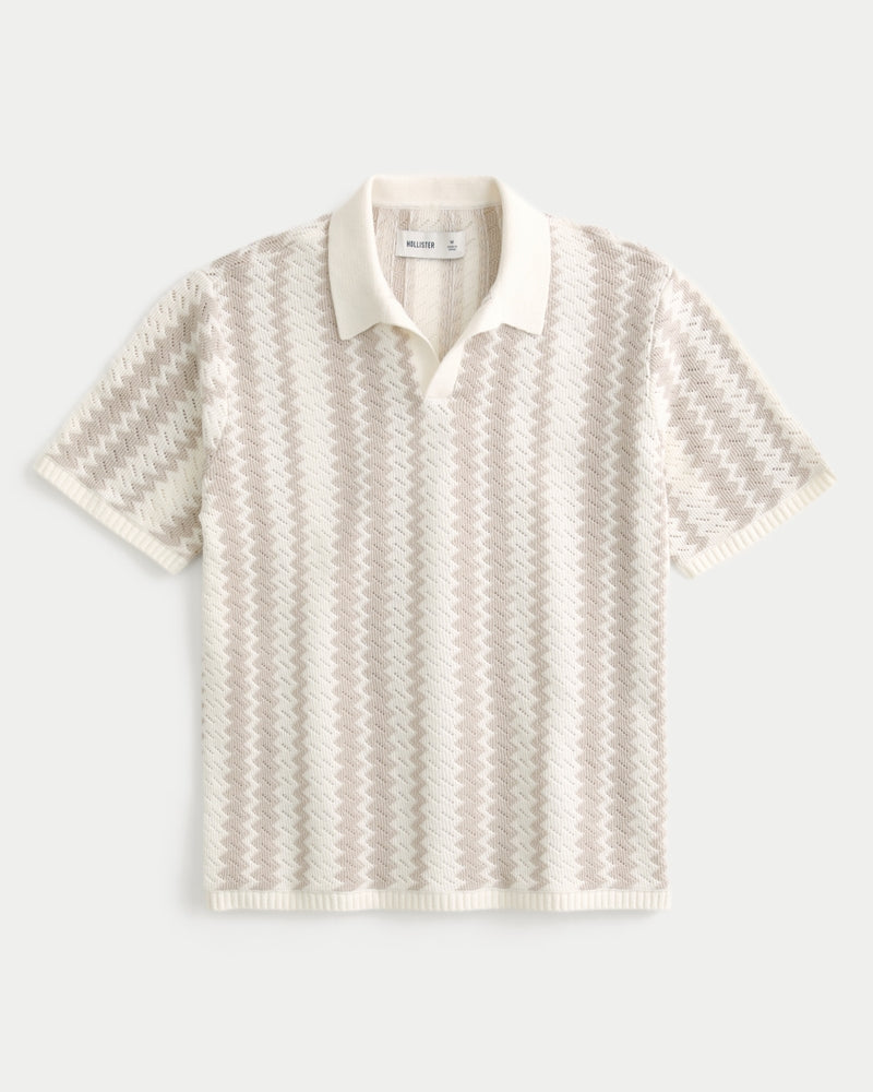 Hollister Boxy Sweater Polo - IMMEDIATE