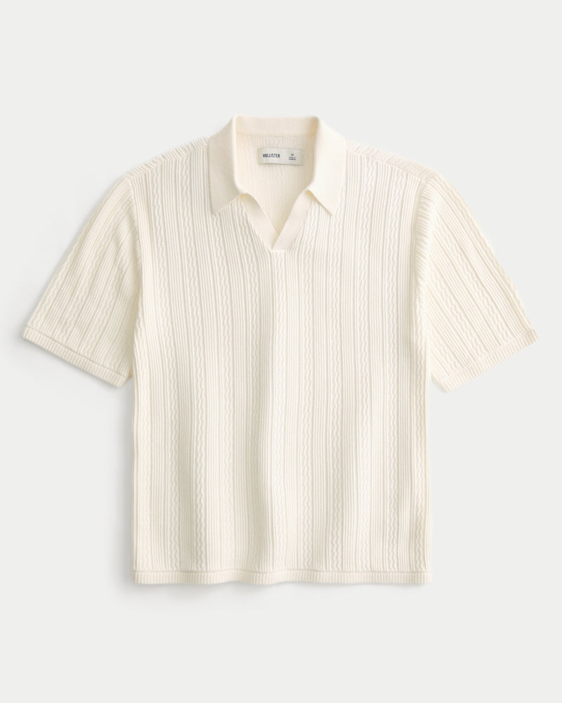 Hollister Boxy Sweater Polo - IMMEDIATE