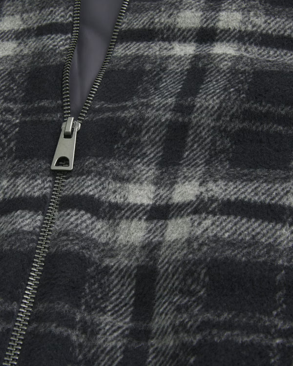 Hollister Hooded Plaid Flannel Skater Jacket