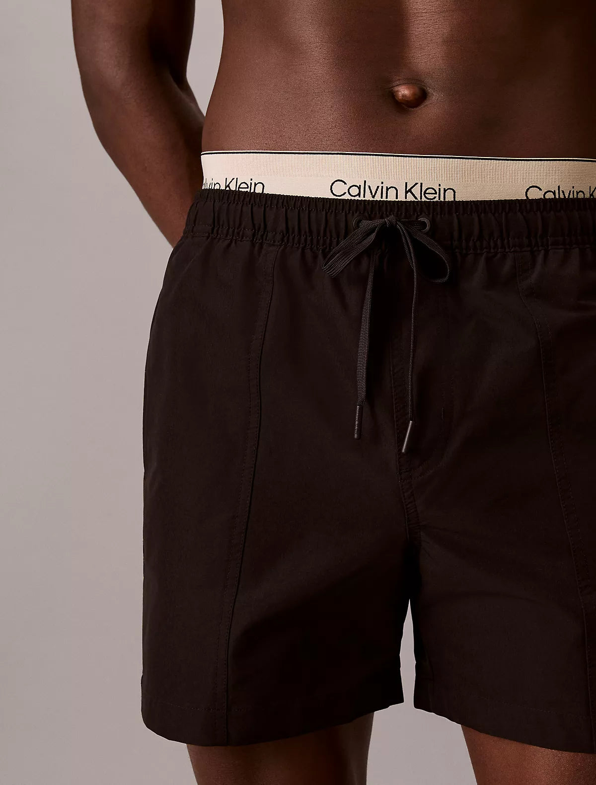 Calvin Klein Logo Waistband Swim Shorts