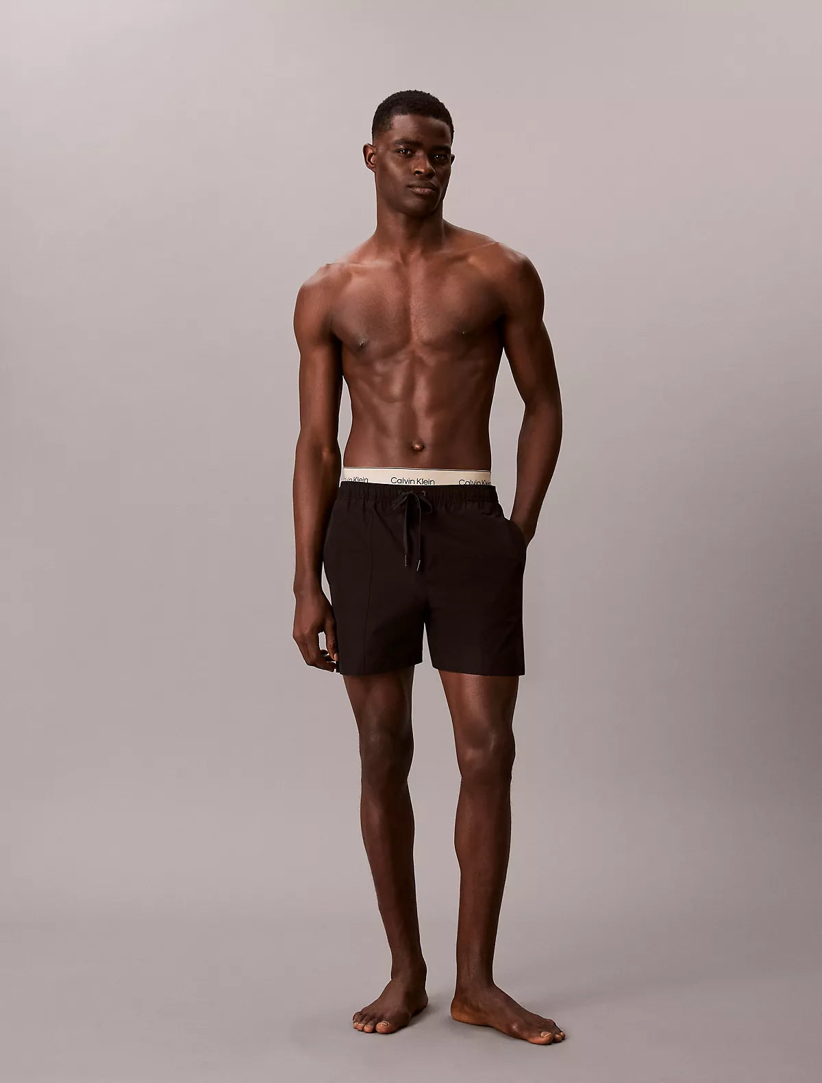 Calvin Klein Logo Waistband Swim Shorts