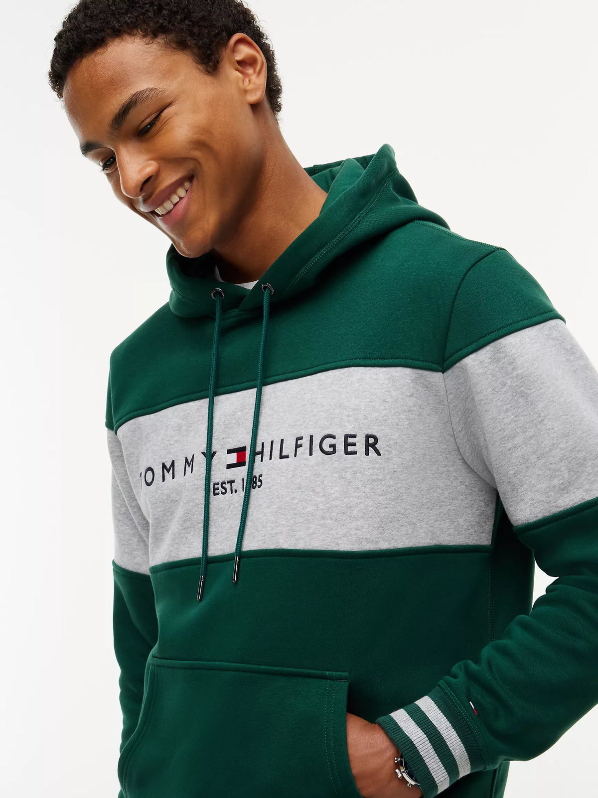 Tommy Hilfiger Colorblock Logo Hoodie
