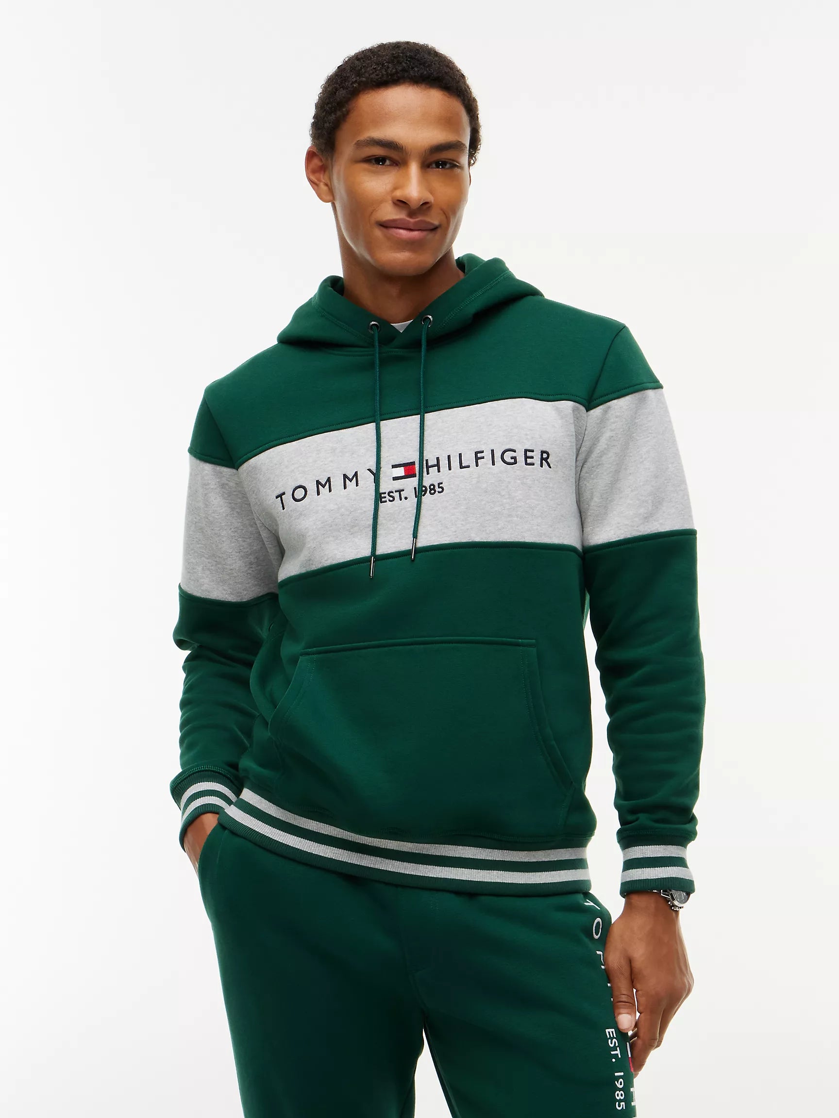 Tommy Hilfiger Colorblock Logo Hoodie