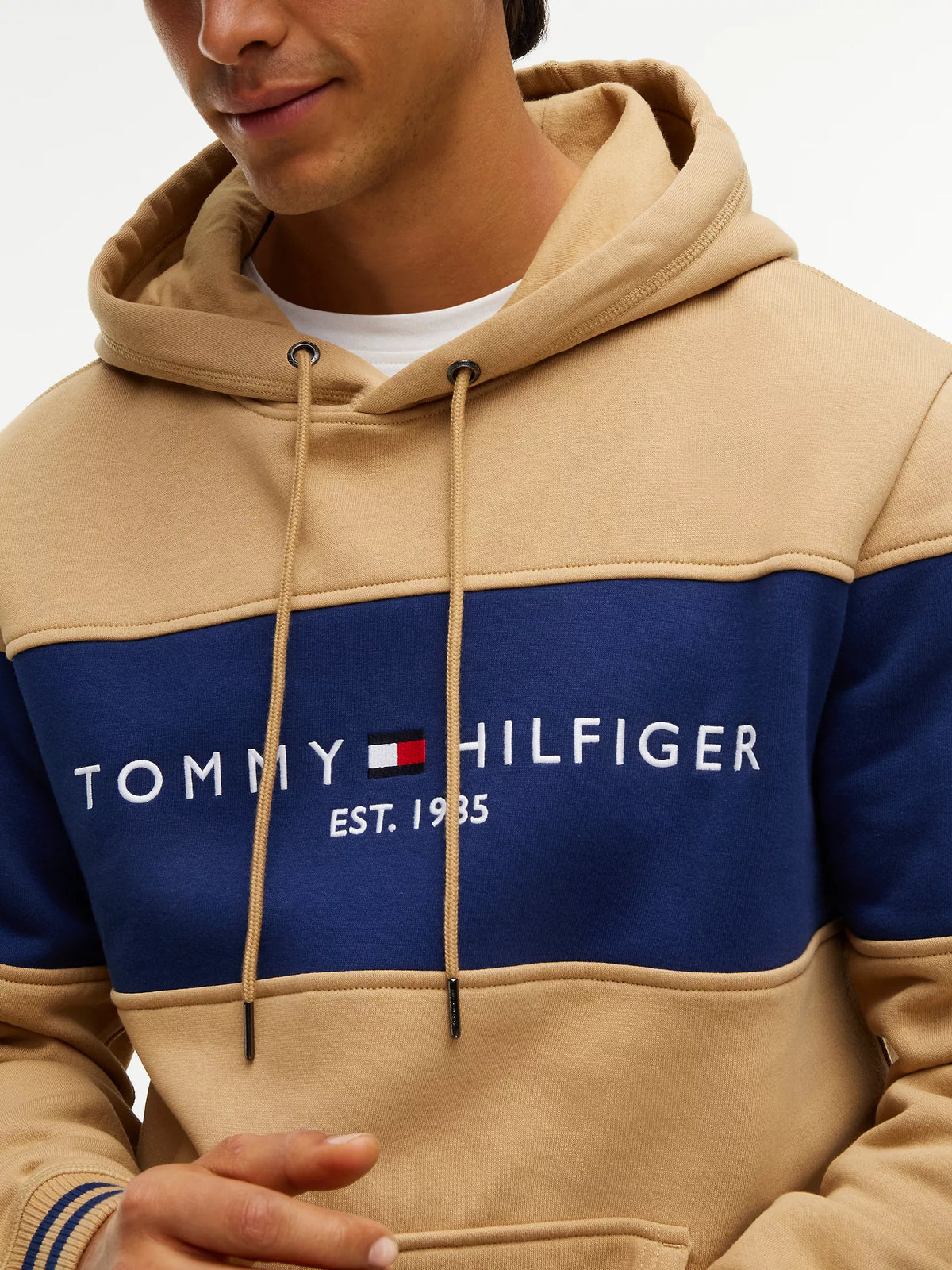 Tommy Hilfiger Colorblock Logo Hoodie