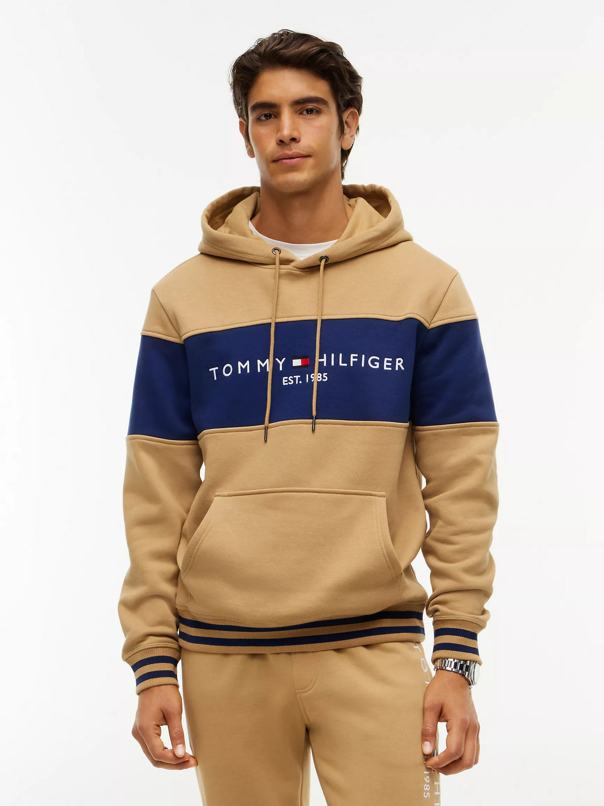 Tommy Hilfiger Colorblock Logo Hoodie