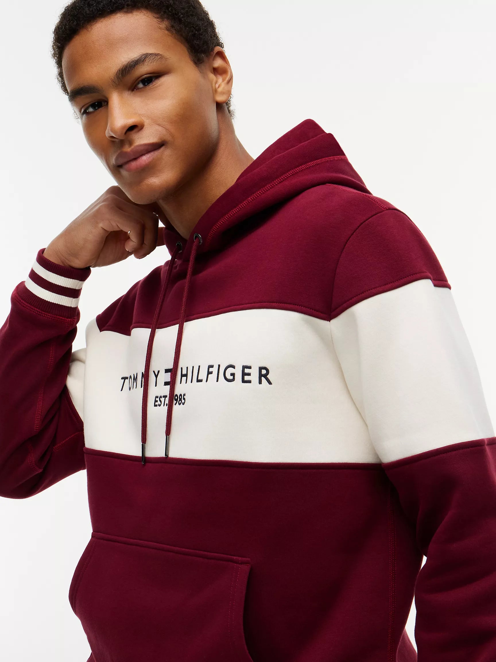 Tommy Hilfiger Colorblock Logo Hoodie