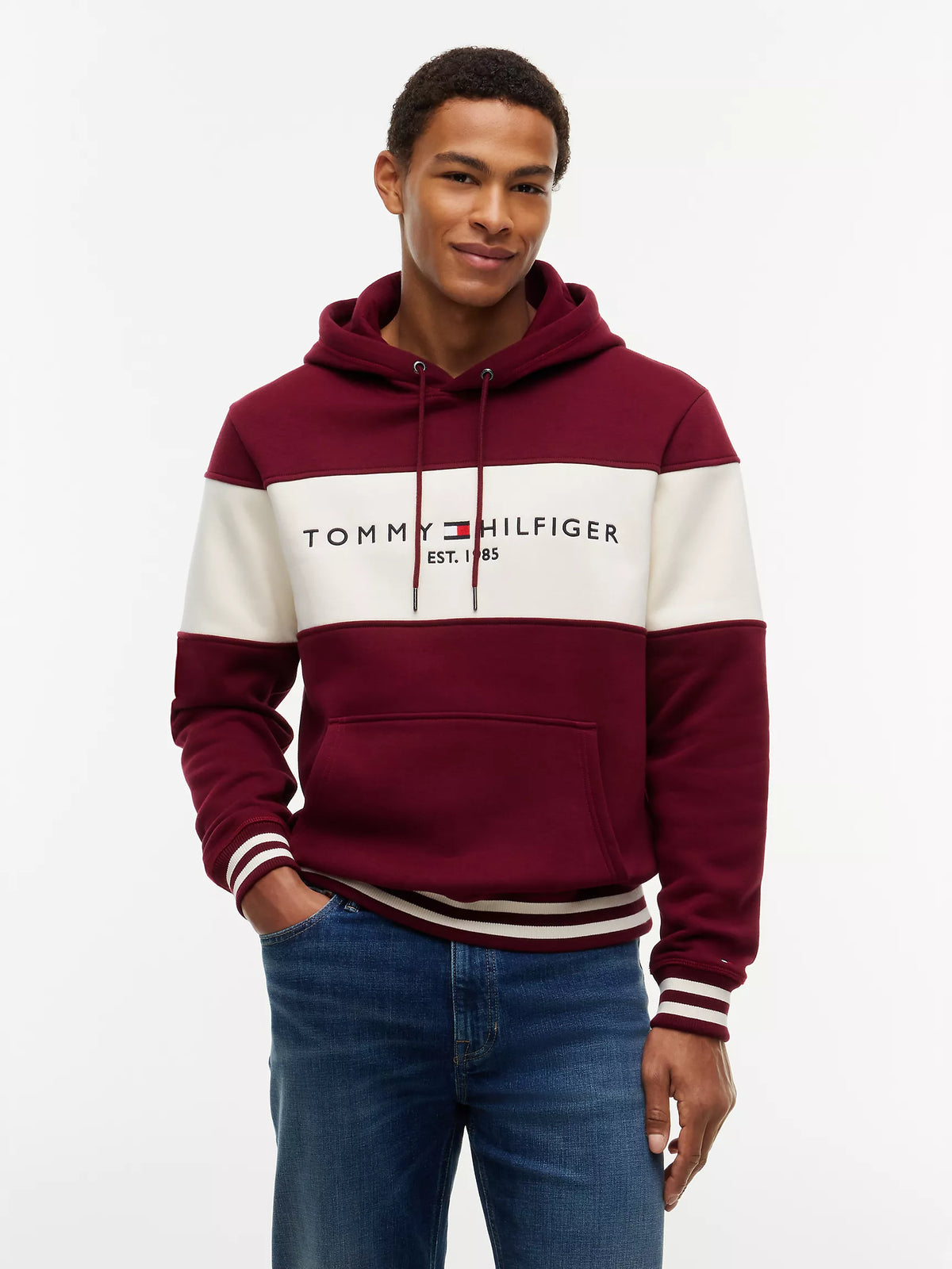 Tommy Hilfiger Colorblock Logo Hoodie