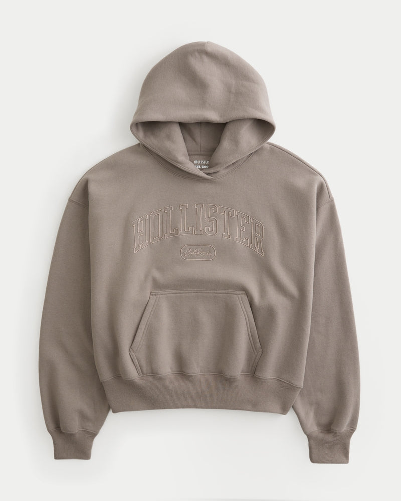 Hollister Feel Good Logo Graphic Hoodie