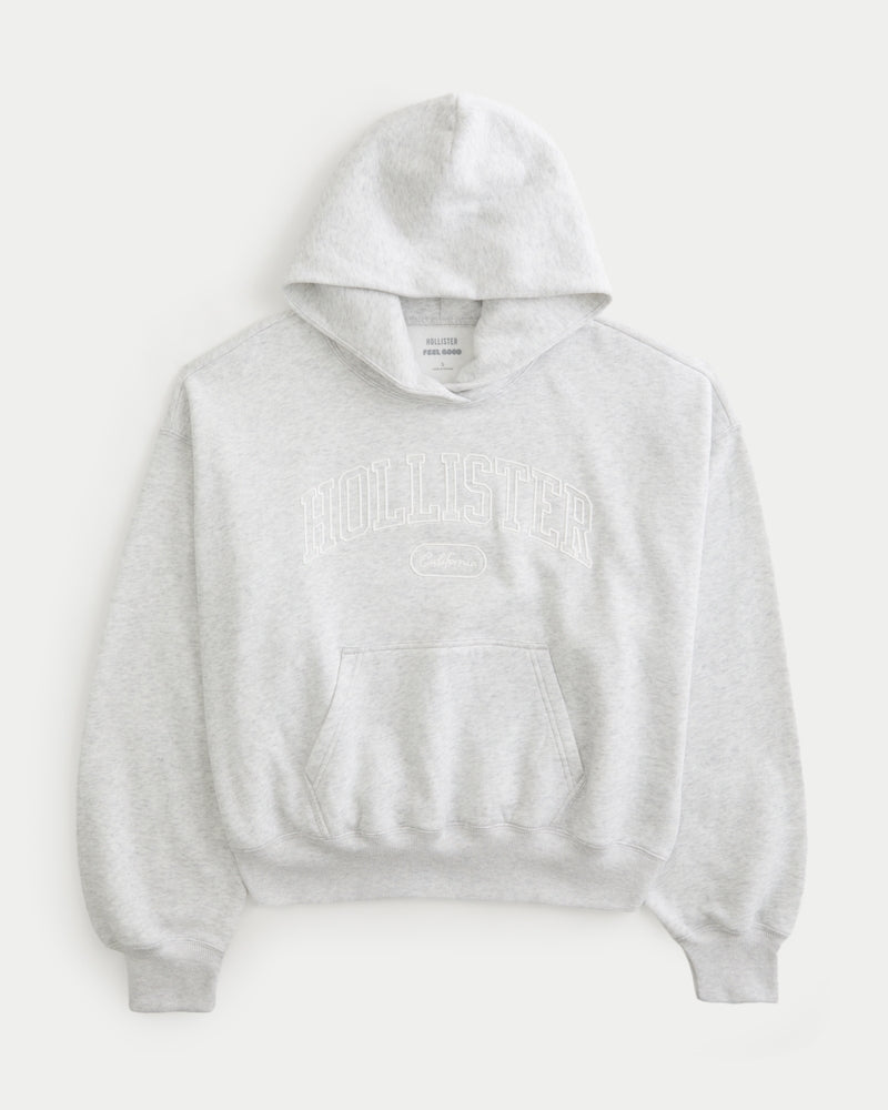 Hollister Feel Good Logo Graphic Hoodie