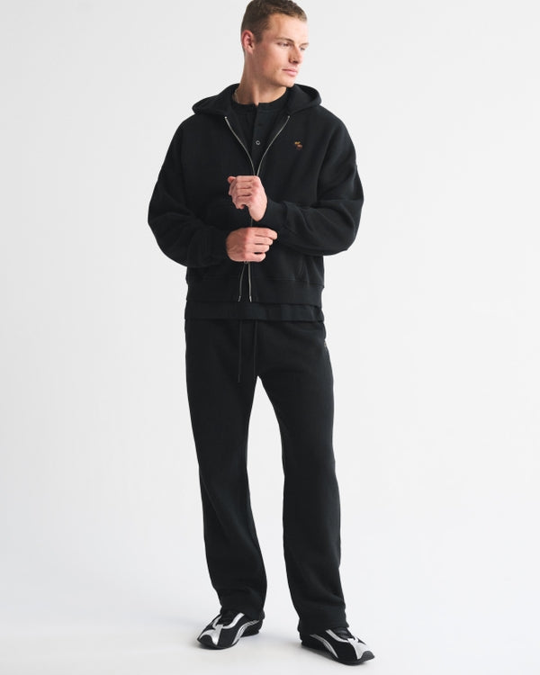Abercrombie & Fitch Icon Straight Open-Hem Sweatpant