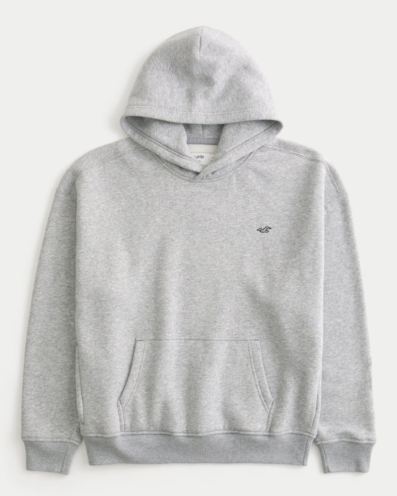 Hollister Boxy Washed Icon Hoodie