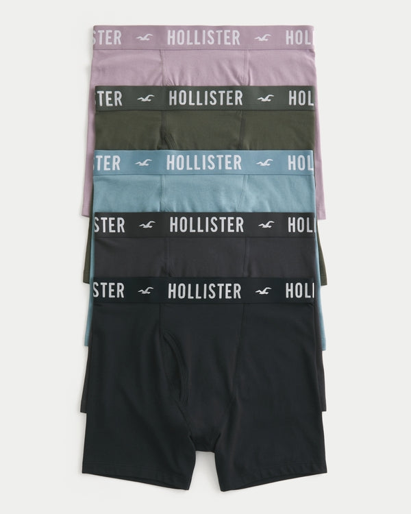 Hollister Longer-Length Fly Front Boxer Brief 7-Pack