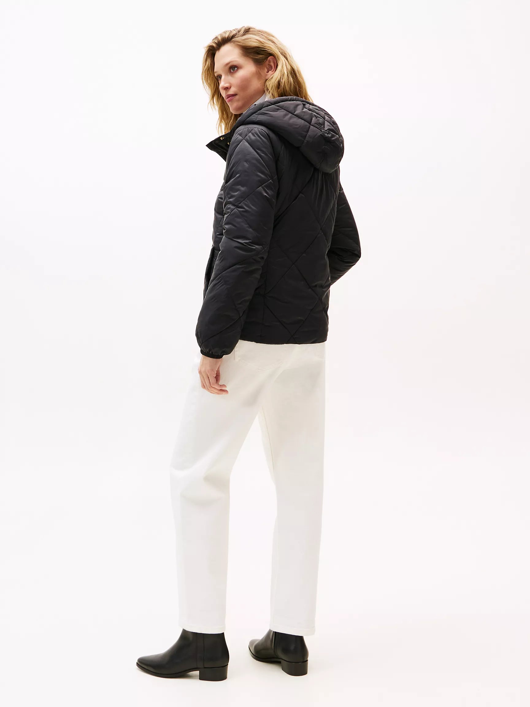 Tommy Hilfiger Lightweight Hooded Padded Quilted Jacket