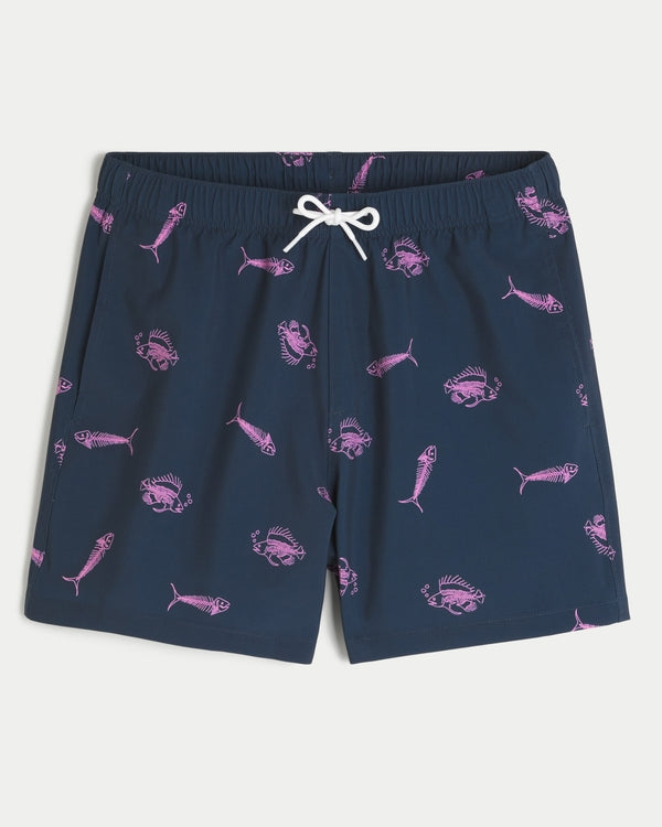 Navy Print 