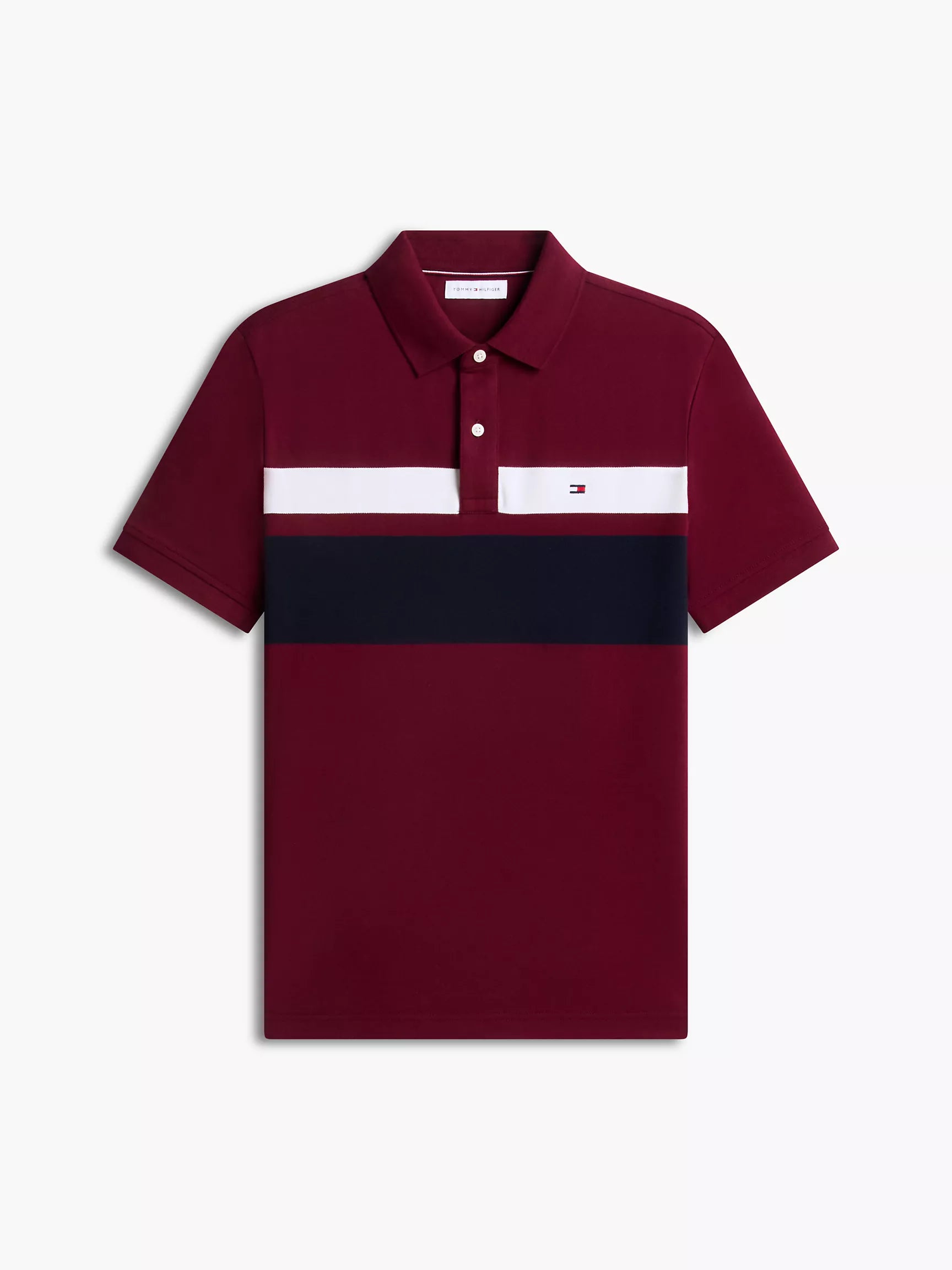 Tommy Hilfiger Regular Fit Block Stripe Polo