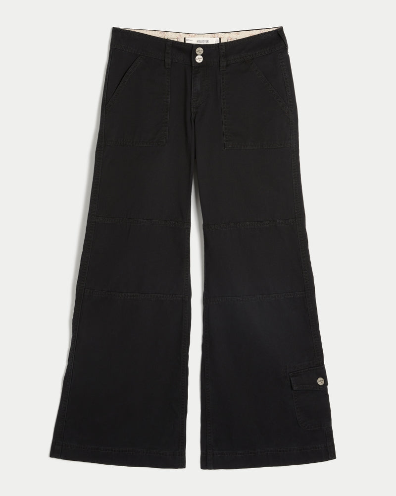 Hollister Andi Adjustable Waist Low-Rise Wide-Leg Pants