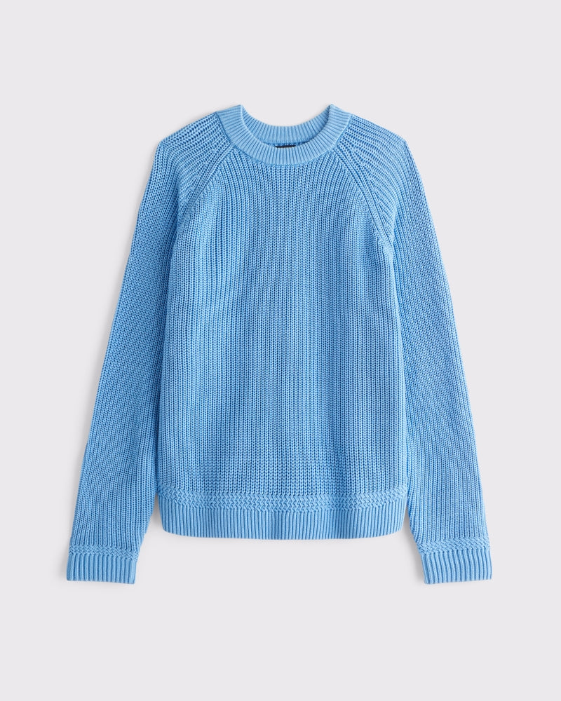 Abercrombie & Fitch Essential 100% Cotton Crew Sweater