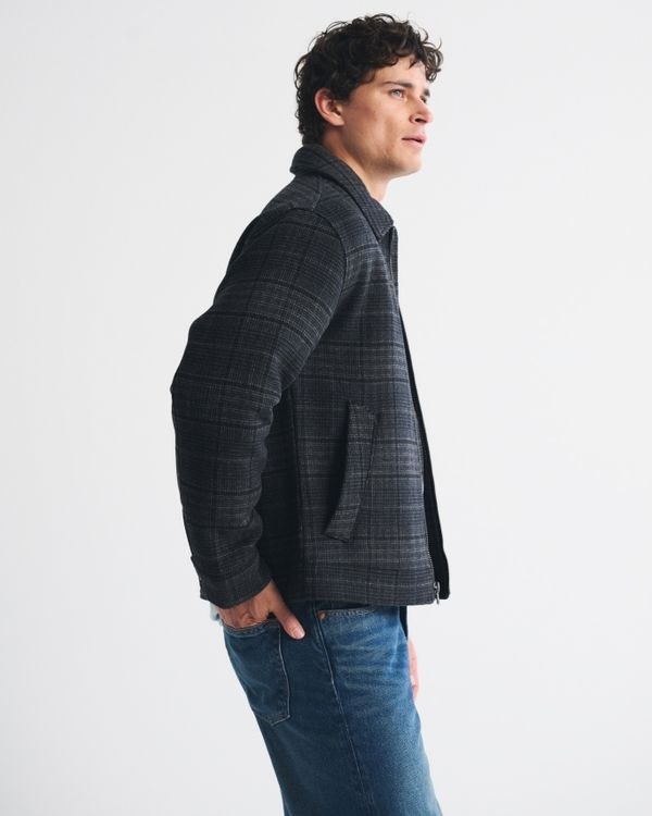 Abercrombie & Fitch Wool-Blend Zip Jacket