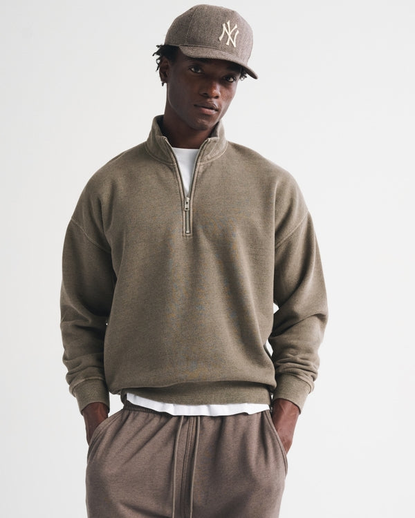 Abercrombie & Fitch Essential Half-Zip Sweatshirt
