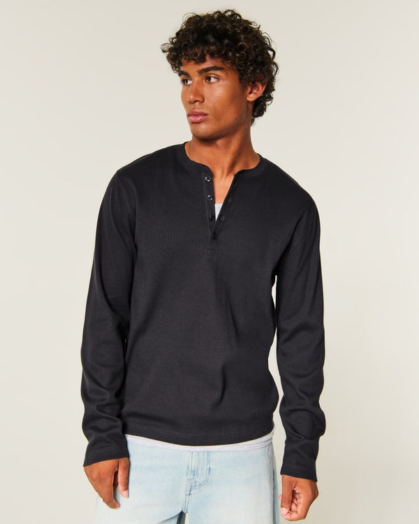 Hollister Rib Henley