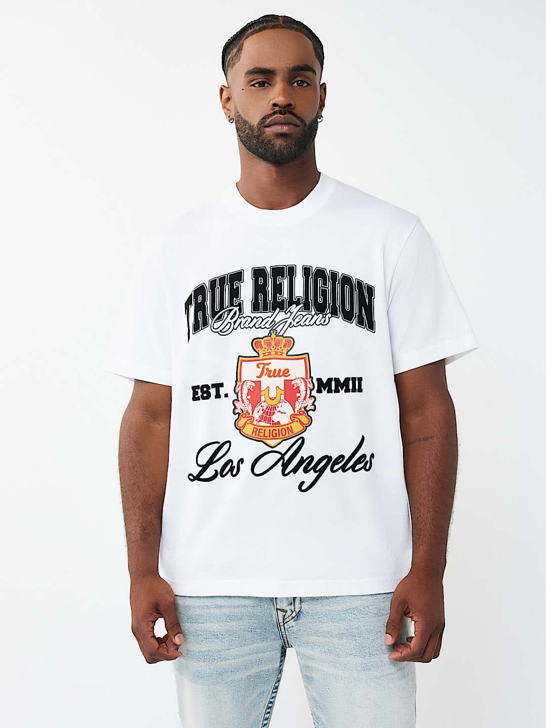 True Religion elite crest logo tee