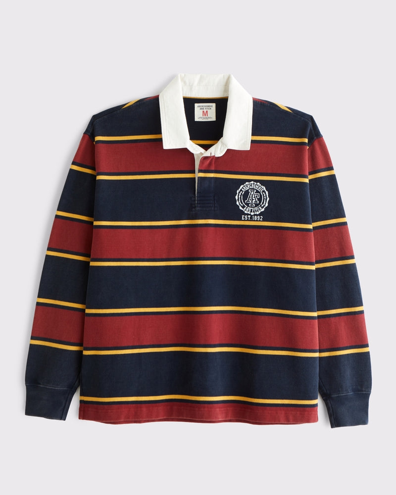 Abercrombie & Fitch Premium Heavyweight Rugby Polo