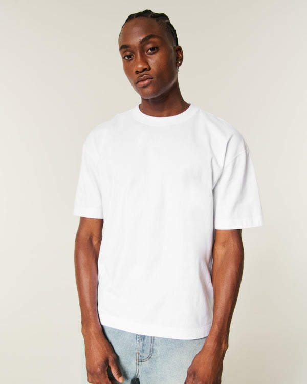 Hollister Boxy Heavyweight Crew T-Shirt