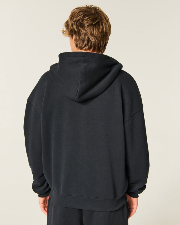 Hollister Boxy Zip-Up Hoodie