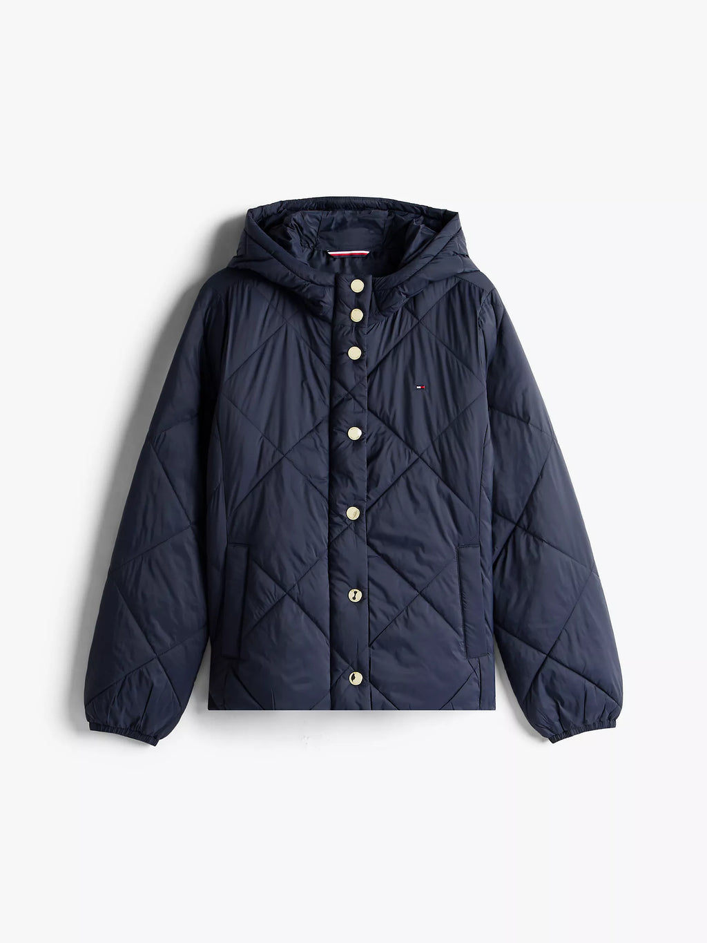 Tommy Hilfiger Lightweight Hooded Padded Quilted Jacket