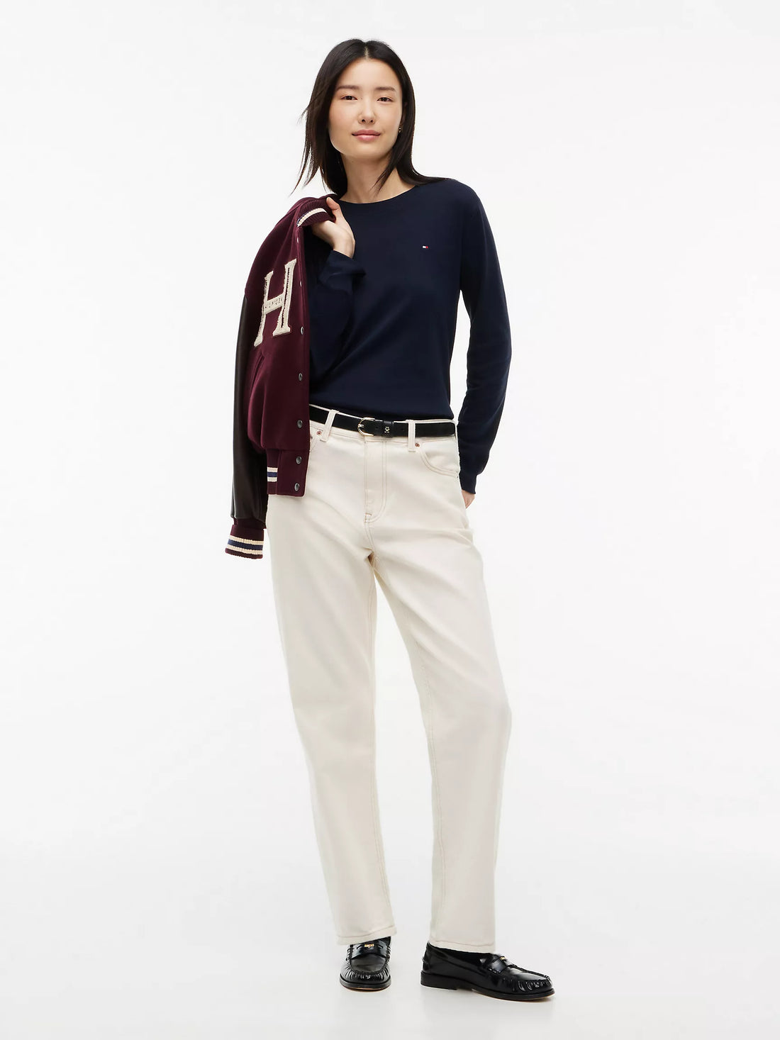 Tommy Hilfiger Long-Sleeve Crewneck Favorite T-Shirt