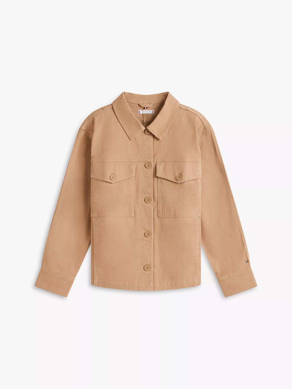 Tommy Hilfiger Oversized Twill Utility Shirt Jacket