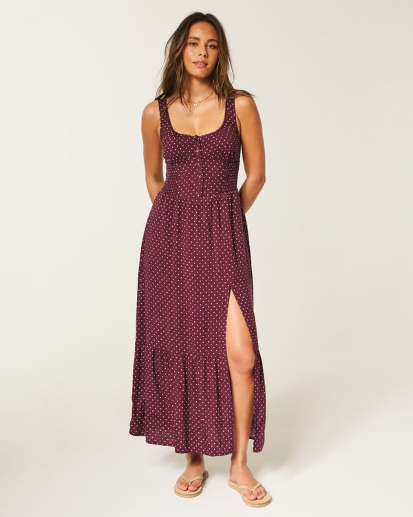 Burgundy Dot