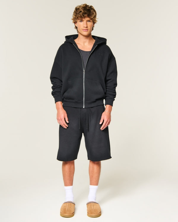 Hollister Boxy Zip-Up Hoodie