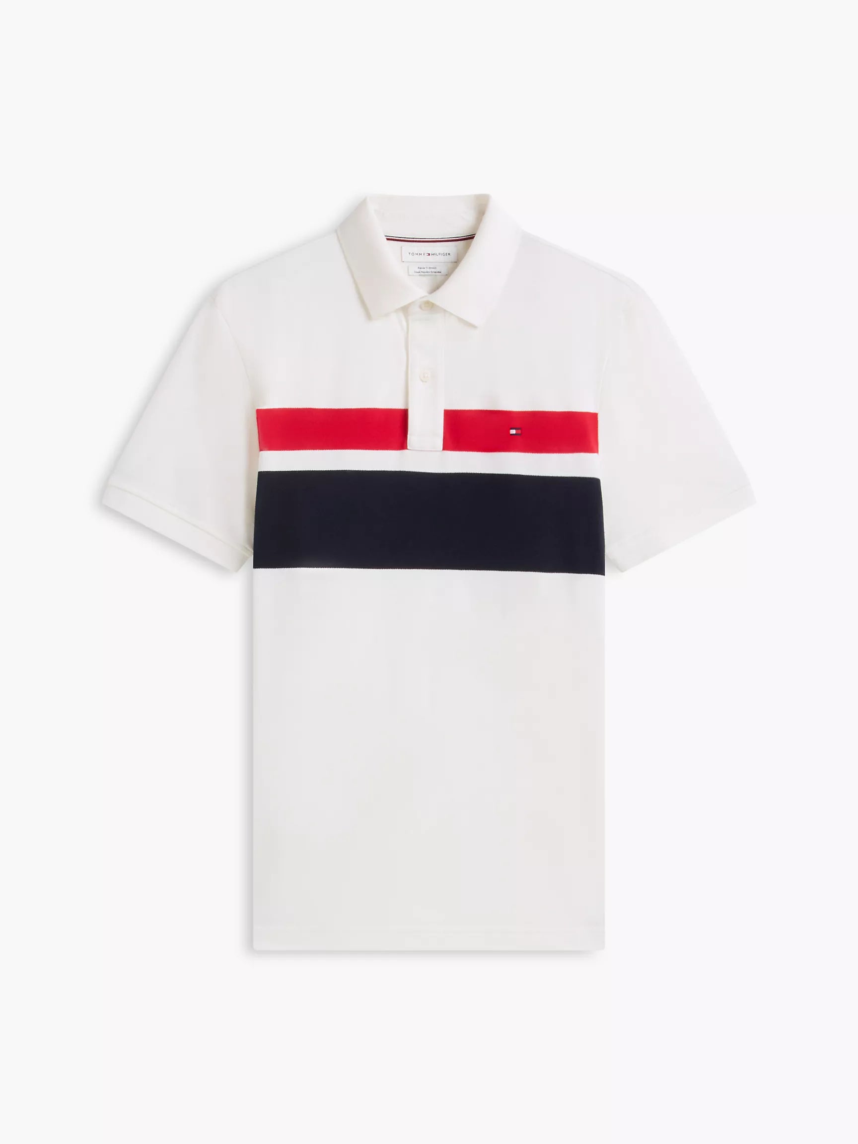 Tommy Hilfiger Regular Fit Block Stripe Polo