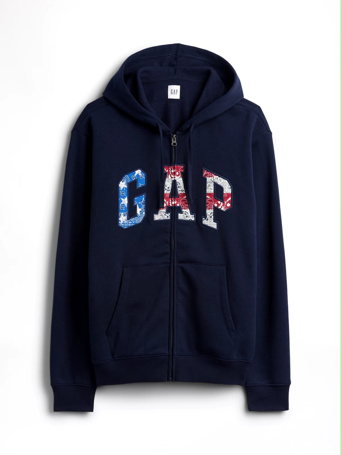 Relaxed Gap Logo Zip Hoodie