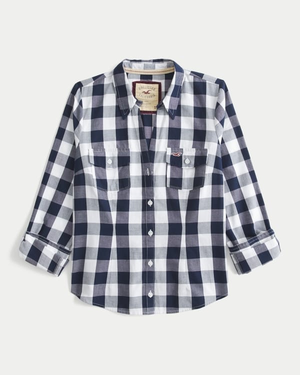 Navy Blue Check 