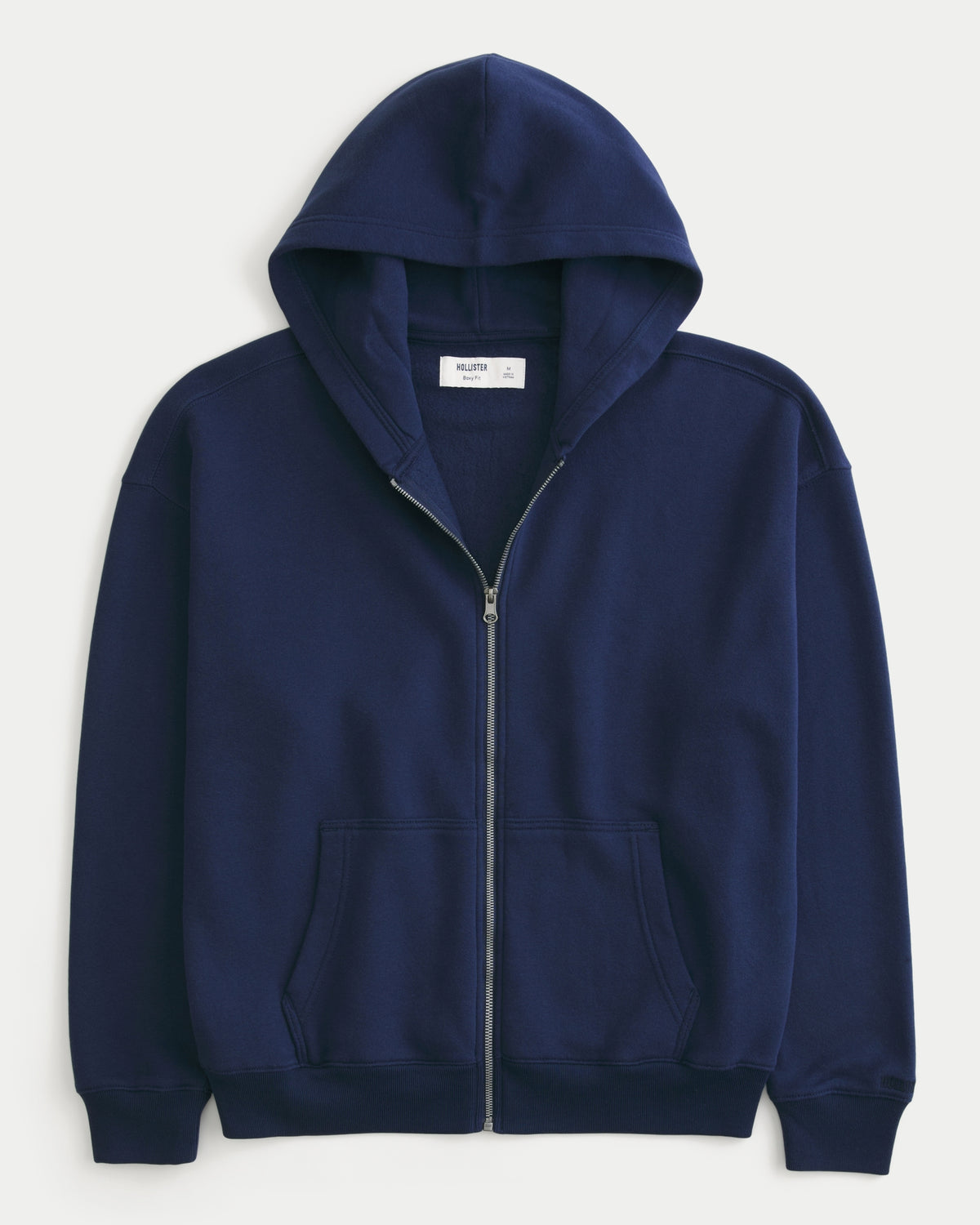 Hollister Boxy Zip-Up Hoodie
