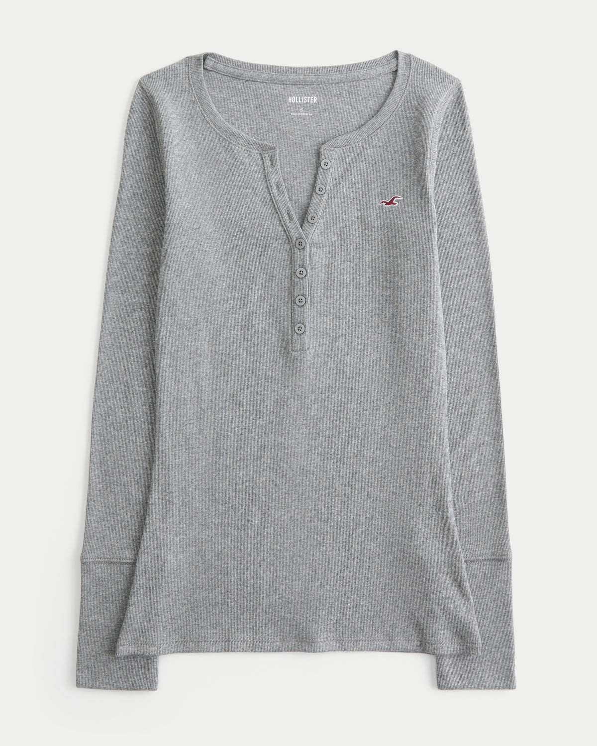 Hollister Logo Graphic Henley